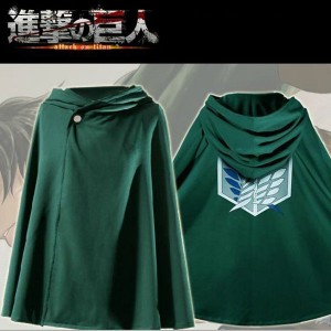 緑のハンサム進撃 の 巨人ロングマントのコスプレ衣装